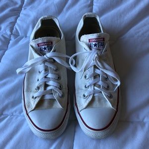Low White Converse
